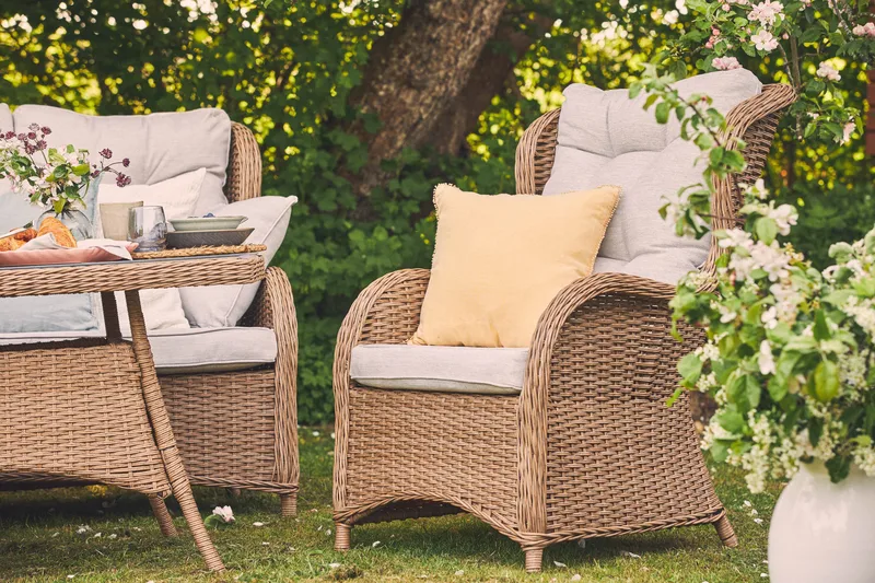 Marcus Soffgrupp Utomhus 3-sits Ink. Utefåtöljer - Natur - Products - Utemöbler & utemiljö - Loungemöbler - Loungeset & loungegrupp