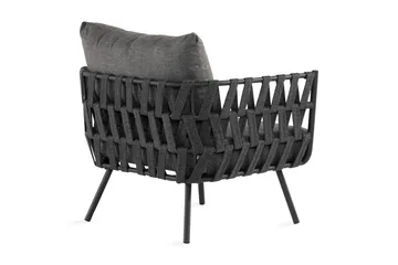 Sandina Utefåtölj – Loungefåtölj för Utemöbler - Svart / Grå - Products - Utemöbler & utemiljö - Loungemöbler - Loungestol utomhus