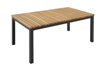 Brasilia Soffbord och Loungebord Utomhus 110 cm Teak Trä - Svart - Products - Utemöbler & utemiljö - Utebord & trädgårdsbord - Loungebord & soffbord utomhus