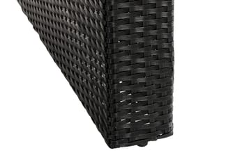 James Utebord 85x145 cm – Matbord utomhus i konstrotting med bordsskiva i Aintwood - Svart - Products - Utemöbler & utemiljö - Utebord & trädgårdsbord - Matbord utomhus