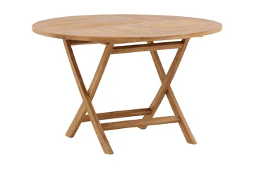 Kenya Matbord Utomhus Rund Ø120 cm - Beige - Products - Utemöbler & utemiljö - Utebord & trädgårdsbord - Matbord utomhus