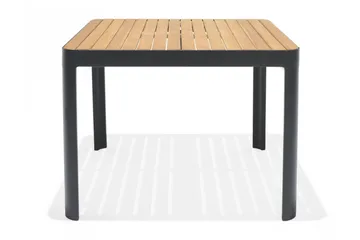 Portals Matbord Utomhus 95x95 cm - Svart/Trä - Products - Utemöbler & utemiljö - Utebord & trädgårdsbord - Matbord utomhus