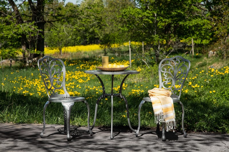 Nandin Balkonggrupp 2-sits - Silver - Products - Utemöbler & utemiljö - Utegrupp - Cafegrupp & cafeset