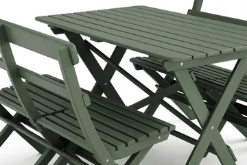 Landet Utomhus matgrupp 118x70x74 cm med 2 soffor - Grön - Products - Utemöbler & utemiljö - Utegrupp - Matgrupp utomhus