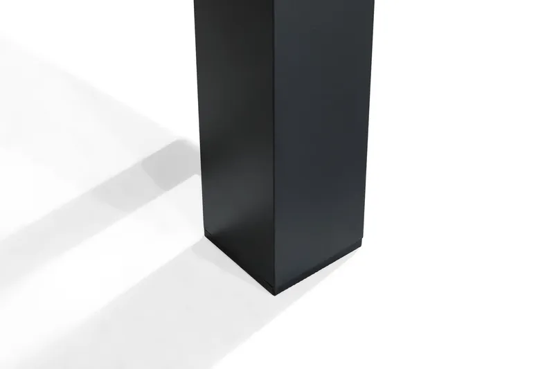 Las Vegas Matgrupp Utomhus 152-210 + 6 Positionsstol Lyx - Svart Teak - Products - Utemöbler & utemiljö - Utegrupp - Matgrupp utomhus