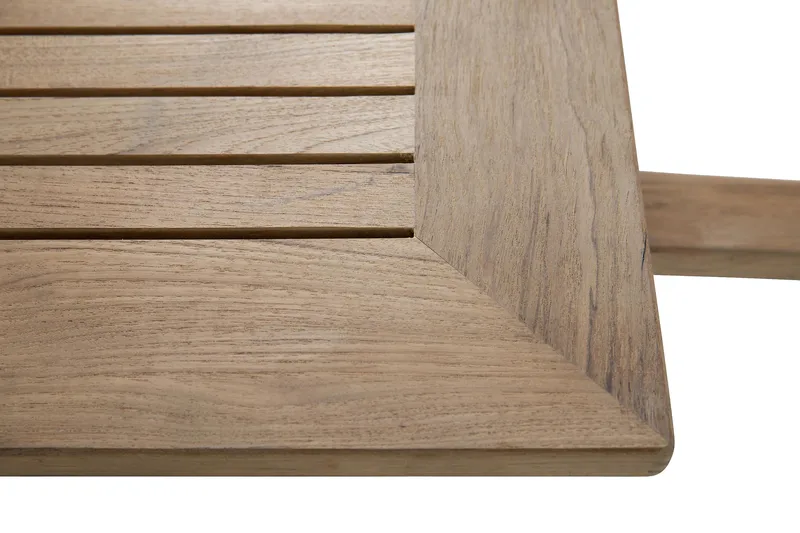 Las Vegas Matgrupp Utomhus 220-280 + 8 Positionsstol Lyx - Vit/Teak/Vit/Teak - Products - Utemöbler & utemiljö - Utegrupp - Matgrupp utomhus