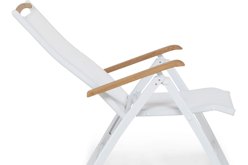 Las Vegas Matgrupp Utomhus 220-280x100+ 8 Las Vegas Lyx Stol m Dyna - Vit/Teak/Svart - Products - Utemöbler & utemiljö - Utegrupp - Matgrupp utomhus