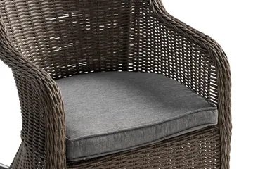 Marcus Caféset med 2 Light Fåtöljer m Dyna - Grå - Products - Utemöbler & utemiljö - Utegrupp - Cafegrupp & cafeset