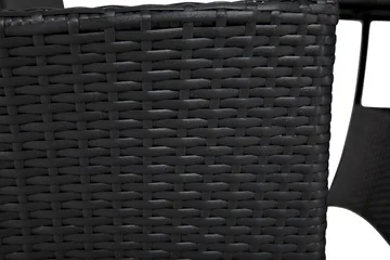 Thor Matgrupp Utomhus 140 + 4 Jenny Ställbar Fåtölj - Svart/Svart - Products - Utemöbler & utemiljö - Utegrupp - Matgrupp utomhus