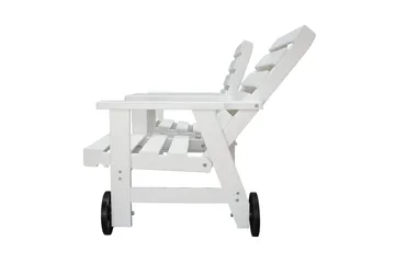 KIngdom Utebänk 177 cm - Vit - Products - Utemöbler & utemiljö - Utesoffa - Trädgårdsbänk & utebänk