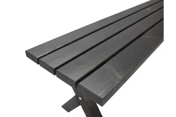 Lietinna Utebänk 180 cm - Svart - Products - Utemöbler & utemiljö - Utesoffa - Trädgårdsbänk & utebänk