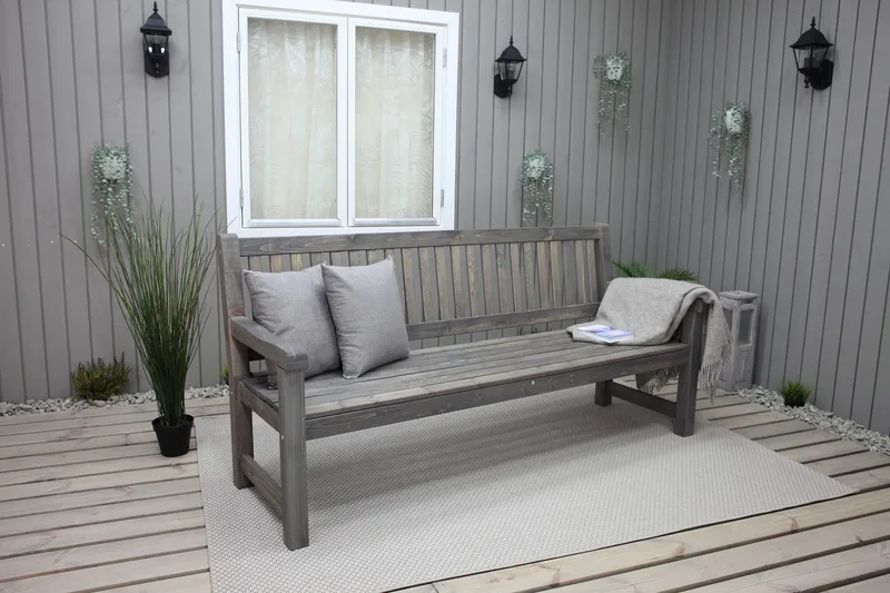 Rimforsa Utesoffa - Grå - Products - Utemöbler & utemiljö - Utesoffa - Trädgårdsbänk & utebänk