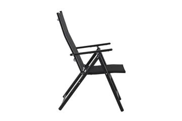 Maggie Vadderad Fällbar Positionsstol utomhus - Svart - Products - Utemöbler & utemiljö - Utestol & trädgårdsstol - Positionsstol