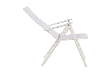 Maggie Vadderad Fällbar Positionsstol utomhus - Vit - Products - Utemöbler & utemiljö - Utestol & trädgårdsstol - Positionsstol