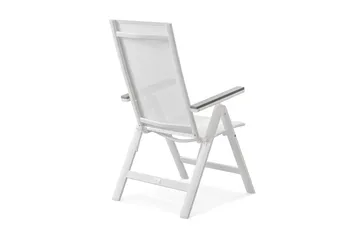 Monaco Light Positionsstol utomhus med justerbar rygg i aluminium - Vit - Products - Utemöbler & utemiljö - Utestol & trädgårdsstol - Positionsstol