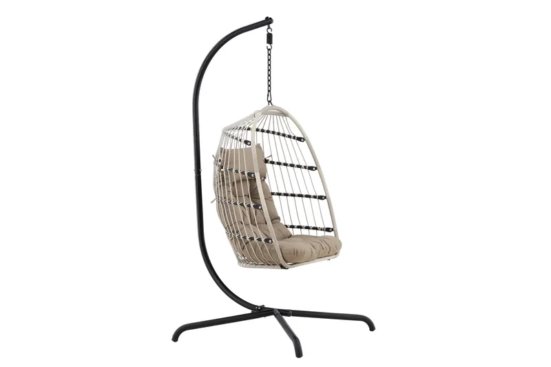 Trezza Hängstol Utomhus 75x70 cm - Grå - Products - Utemöbler & utemiljö - Utestol & trädgårdsstol - Hängfåtölj & hängstol utomhus