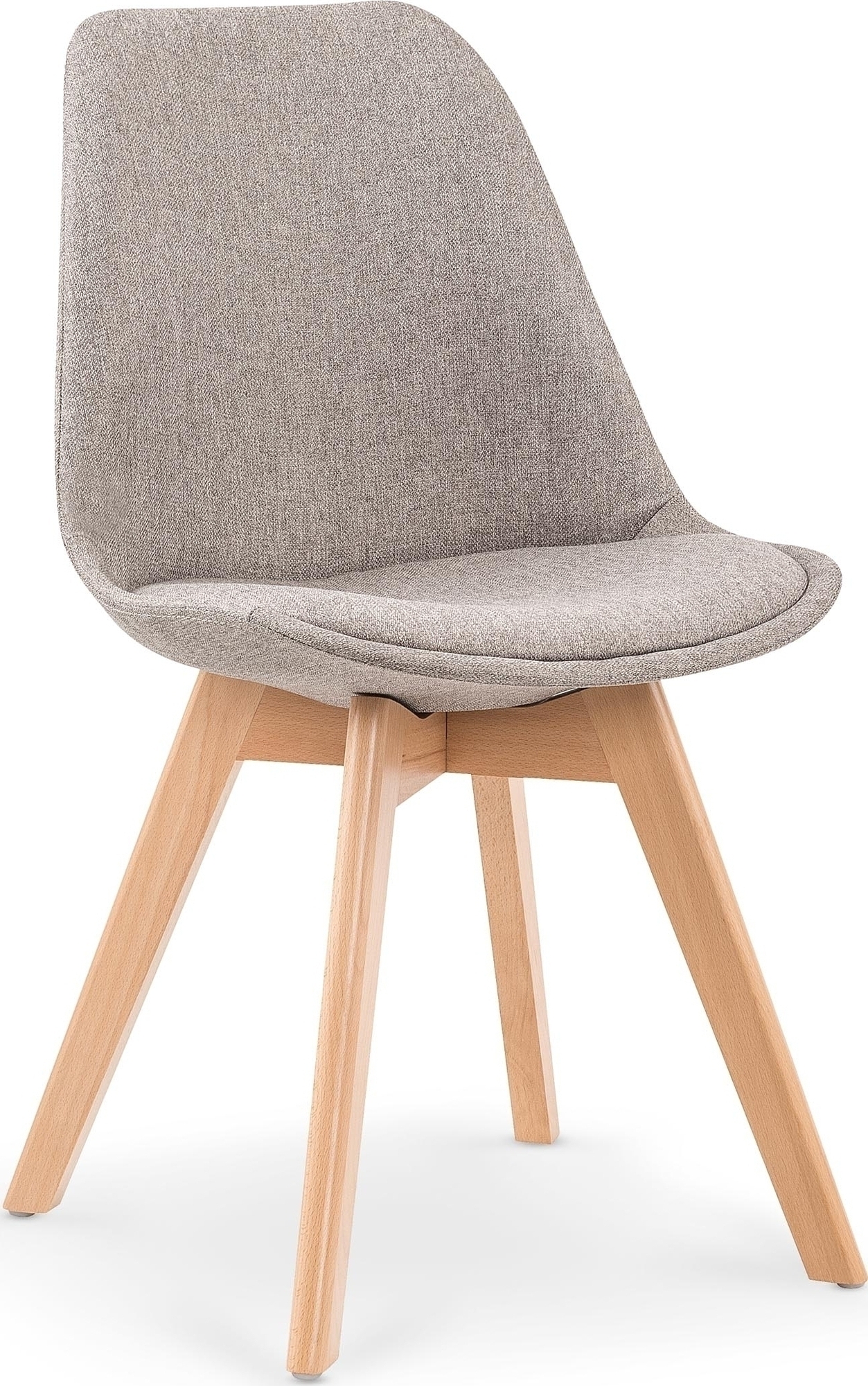 Merle-ruokatuoli - Vaaleanharmaa (Kangas)