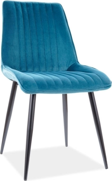 Kim ruokapöydän tuoli - turkoosi sametti Kim ruokapöydän tuoli - turkoosi sametti