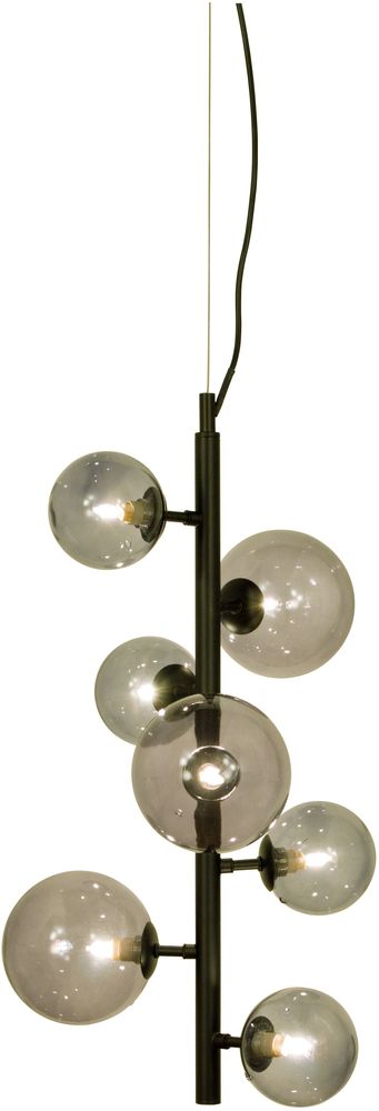 Molekyl kattovalaisin - Musta/savunharmaa Molekyl kattovalaisin - Musta/savunharmaa