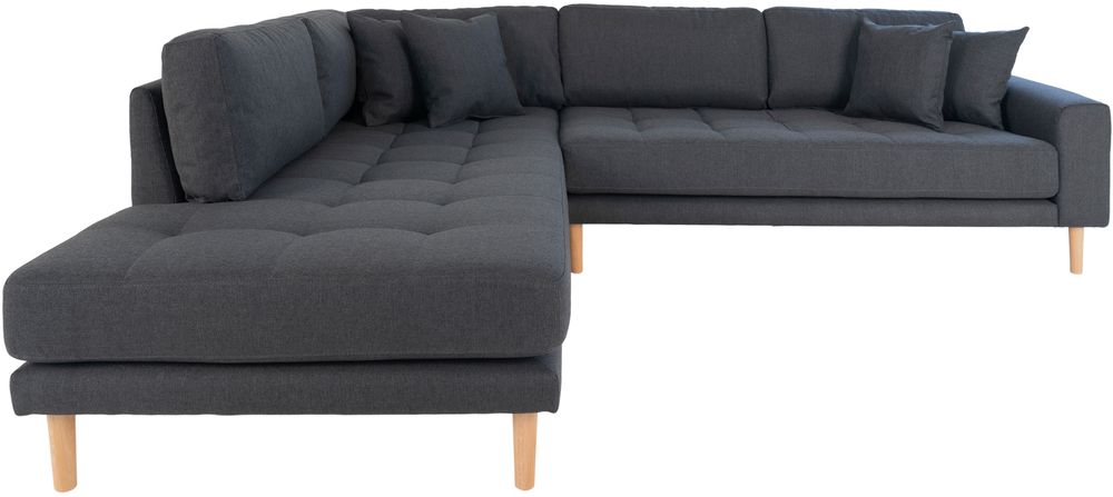 Lido Kulmasohva avop��ll� - Tummanharmaa