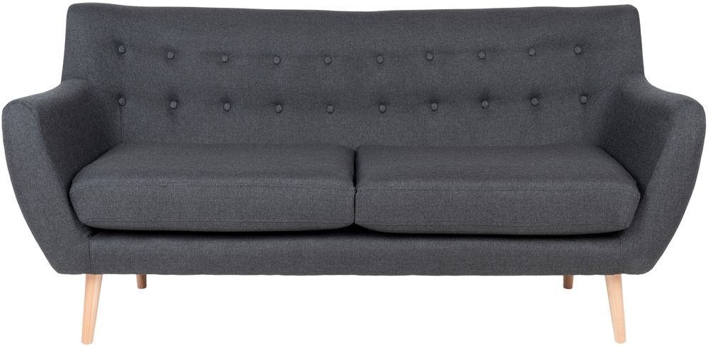 Monte 3-istuttava sohva - Tummanharmaa/py�kki