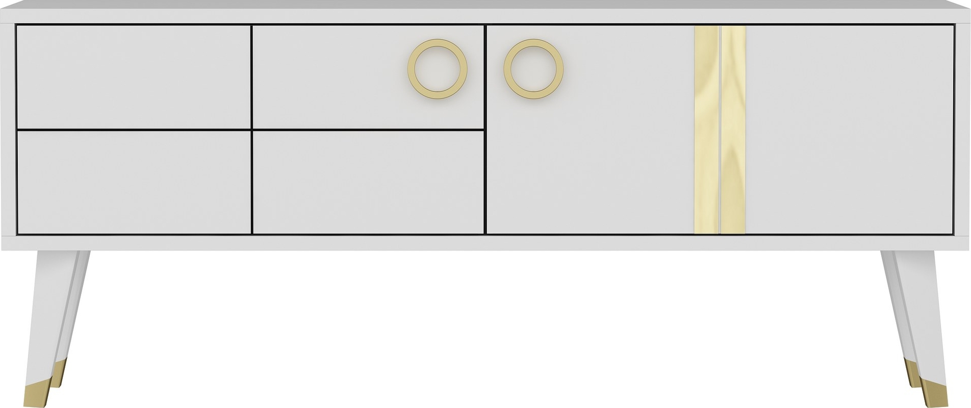 Eagle mediapenkki - valkoinen