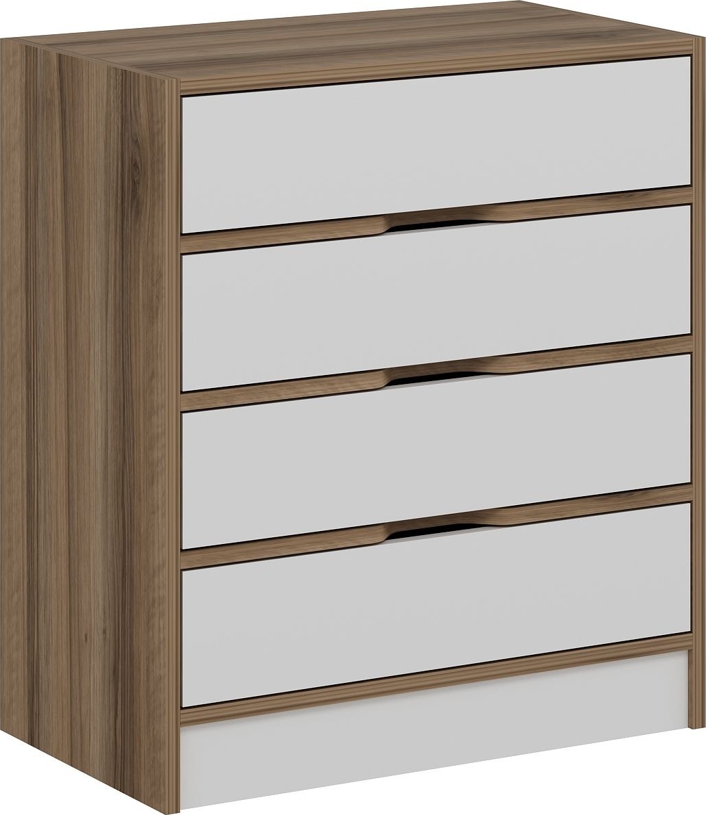 Elina lipasto - pähkinä/valkoinen Elina lipasto - pähkinä/valkoinen