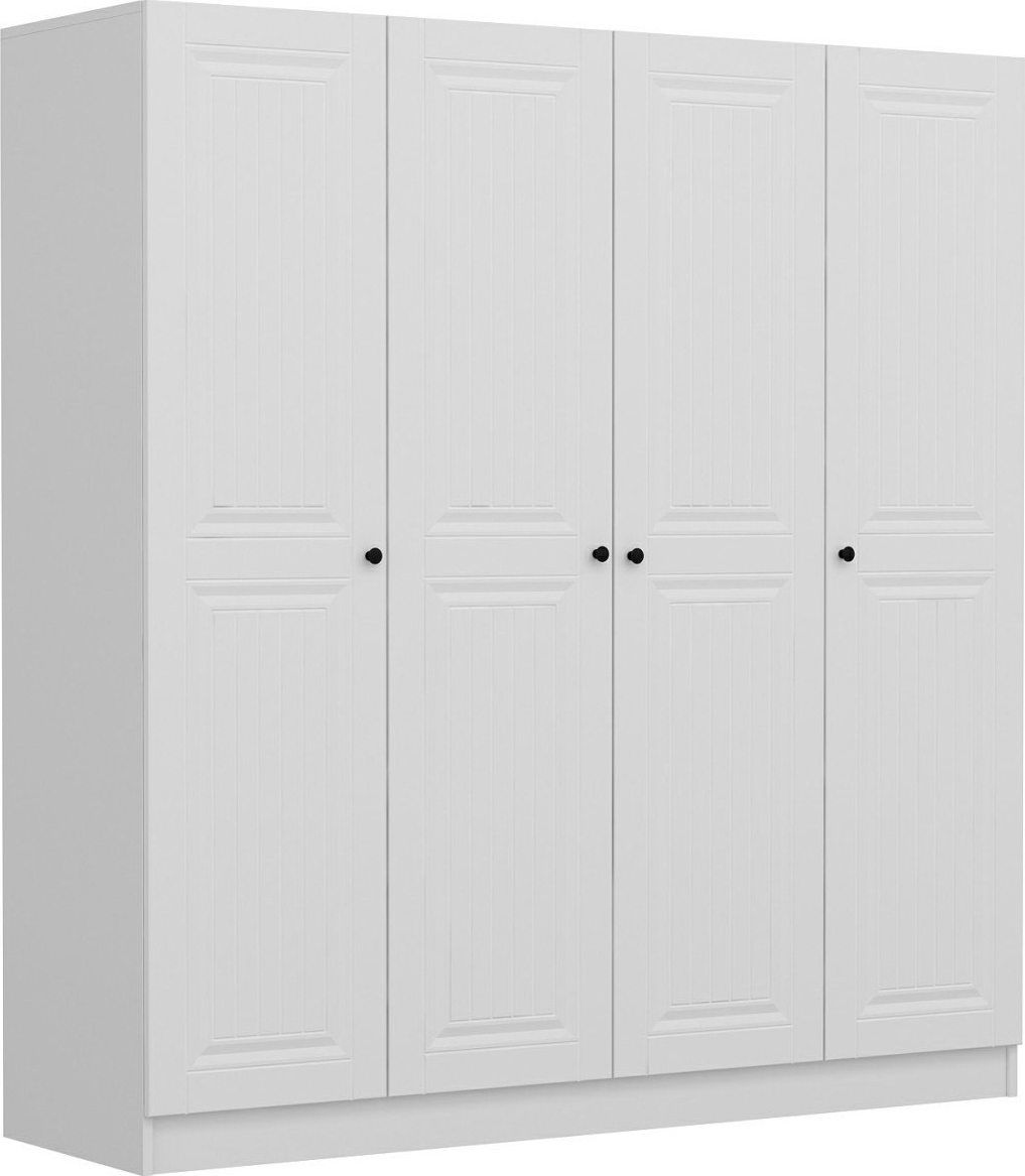 Capeto vaatekaappi 180 cm - Valkoinen Capeto vaatekaappi 180 cm - Valkoinen