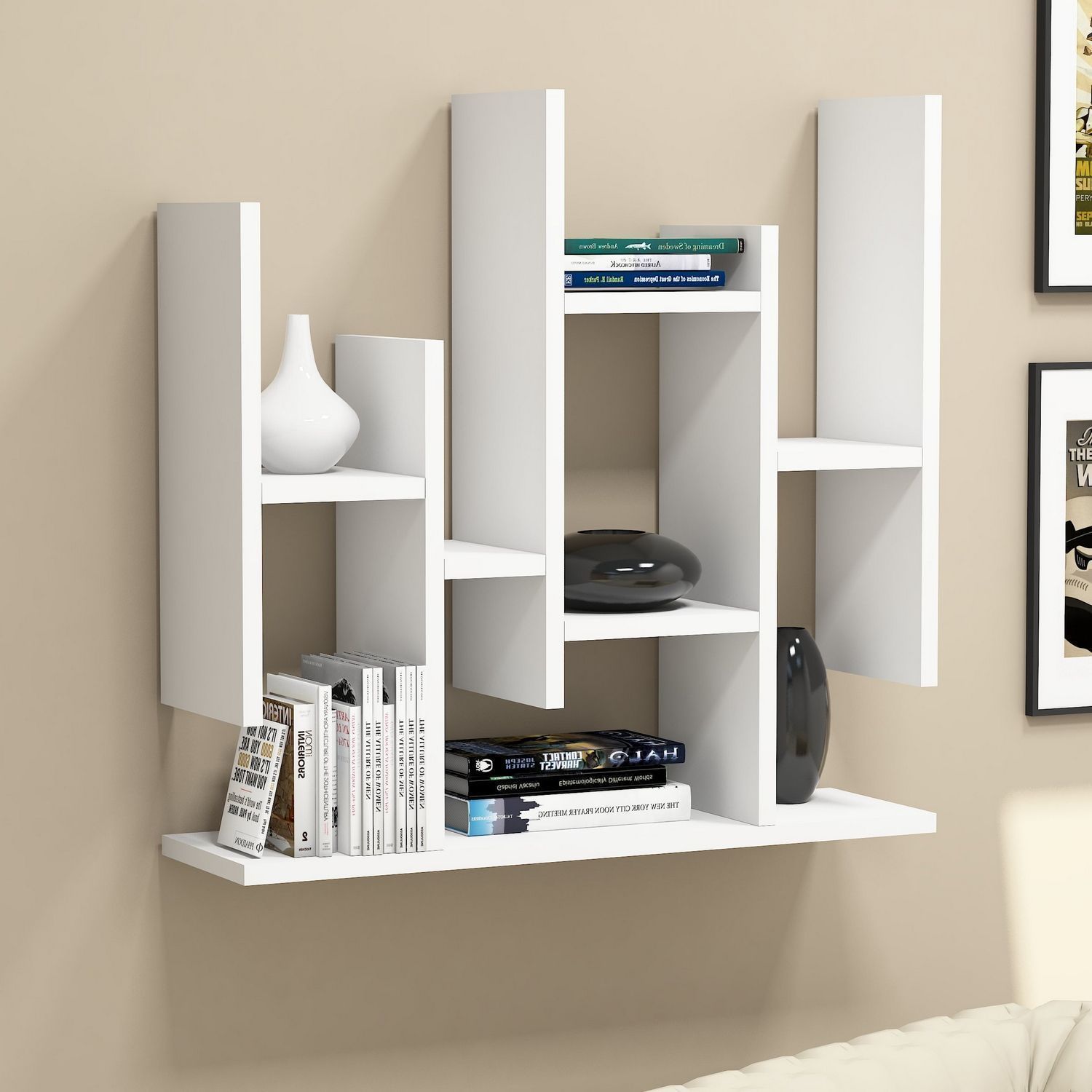 Kukkaseinähylly - valkoinen Kukkaseinähylly - valkoinen