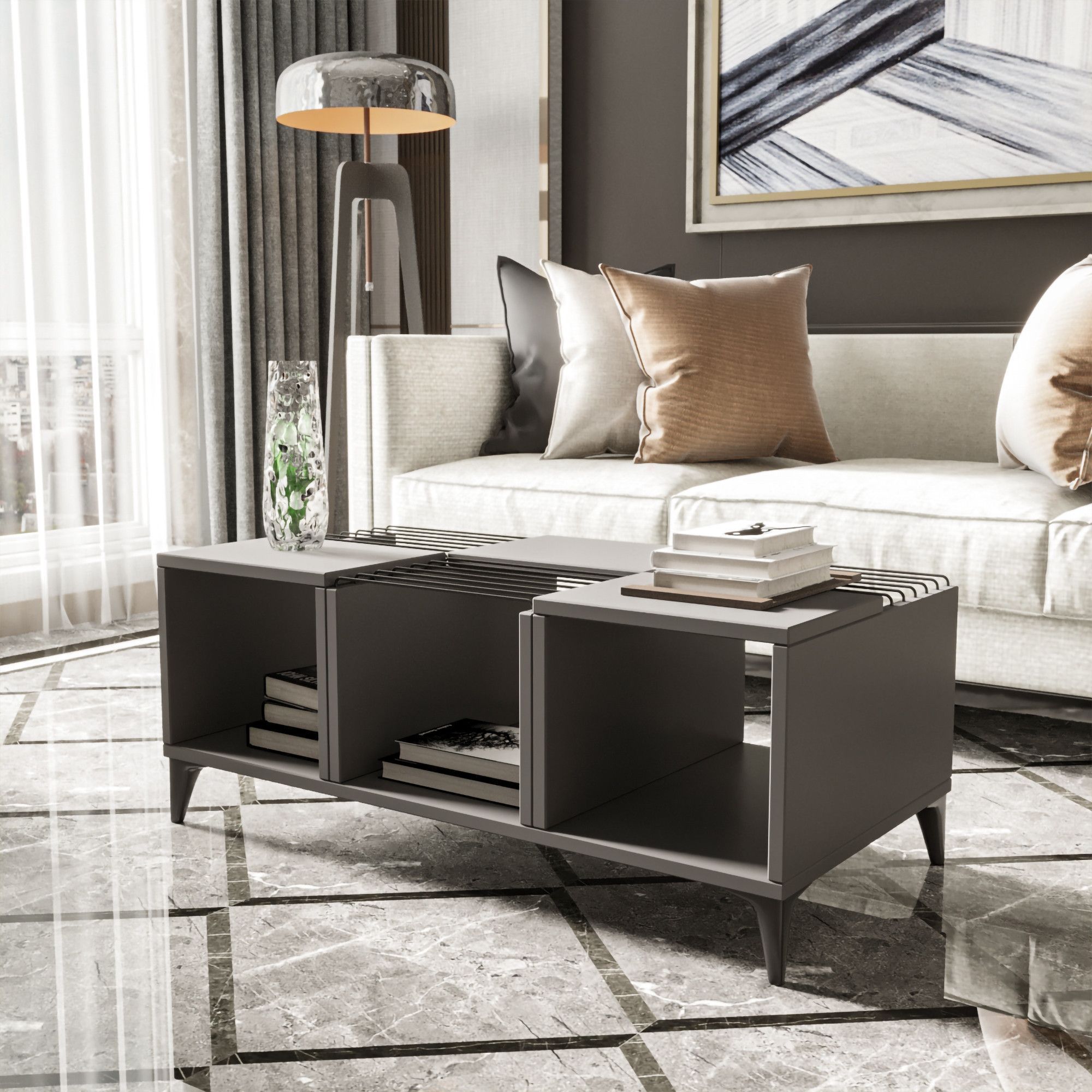 Vostok sohvap�yt� 100 x 50 cm - Antrasiitti