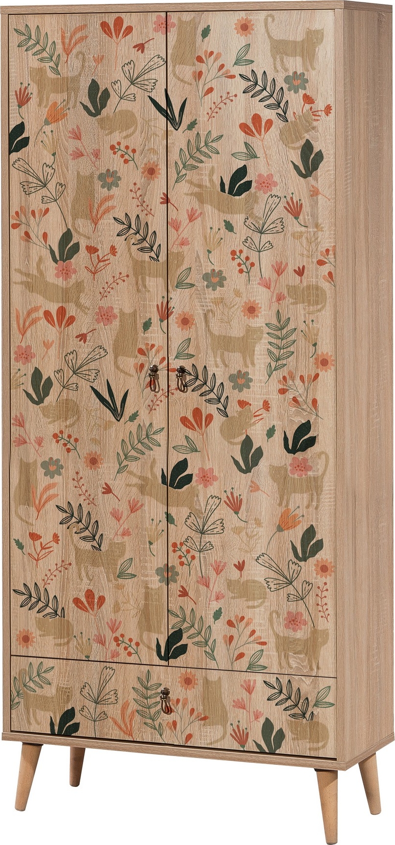 City Cat -vaatekaappi - beige City Cat -vaatekaappi - beige