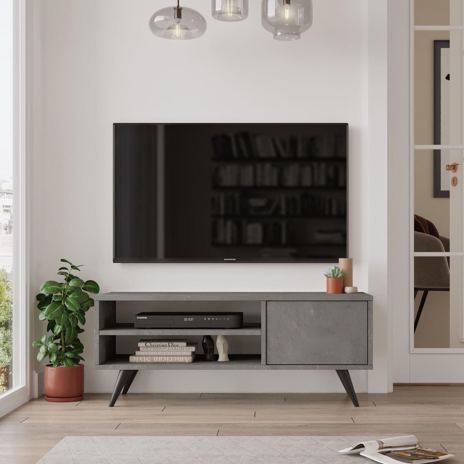 Pilvimediapenkki - harmaa Pilvimediapenkki - harmaa