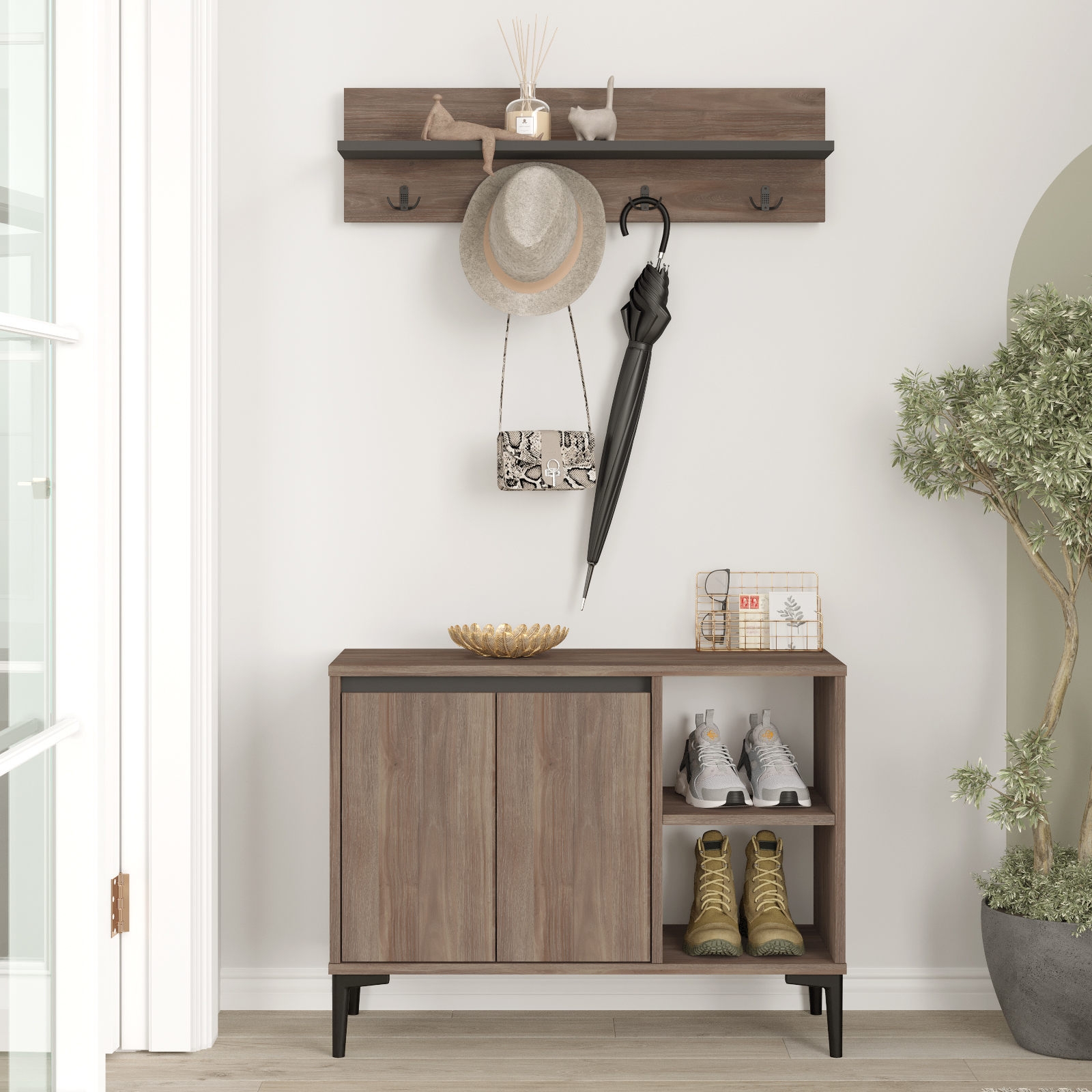 Aristo aulakalusteet - Ruskea/antrasiitti