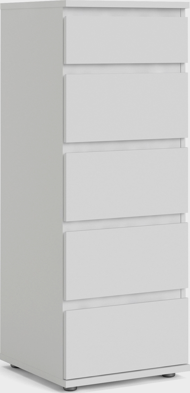 Nova-lipasto, valkoinen, 5 laatikkoa, leveys 40 cm ja korkeus 106,5 cm Nova-lipasto, valkoinen, 5 laatikkoa, leveys 40 cm ja korkeus 106,5 cm