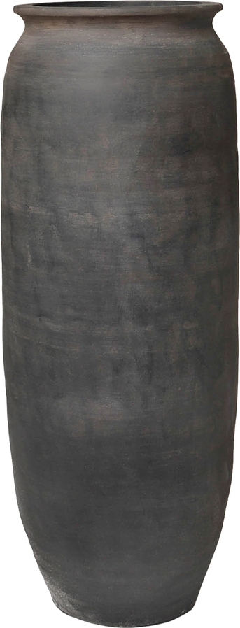 Vinjetti ruukku v�liss� - harmaa