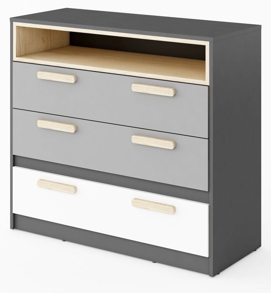 Jeffry-lipasto - Grafiitti/vaaleanharmaa Jeffry-lipasto - Grafiitti/vaaleanharmaa