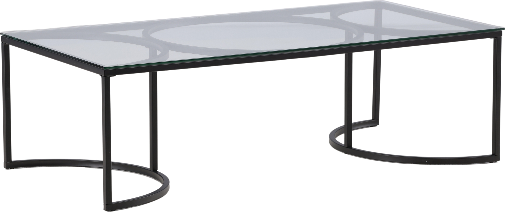 Skanör sohvapöytä 140 x 70 cm - Musta Skanör sohvapöytä 140 x 70 cm - Musta