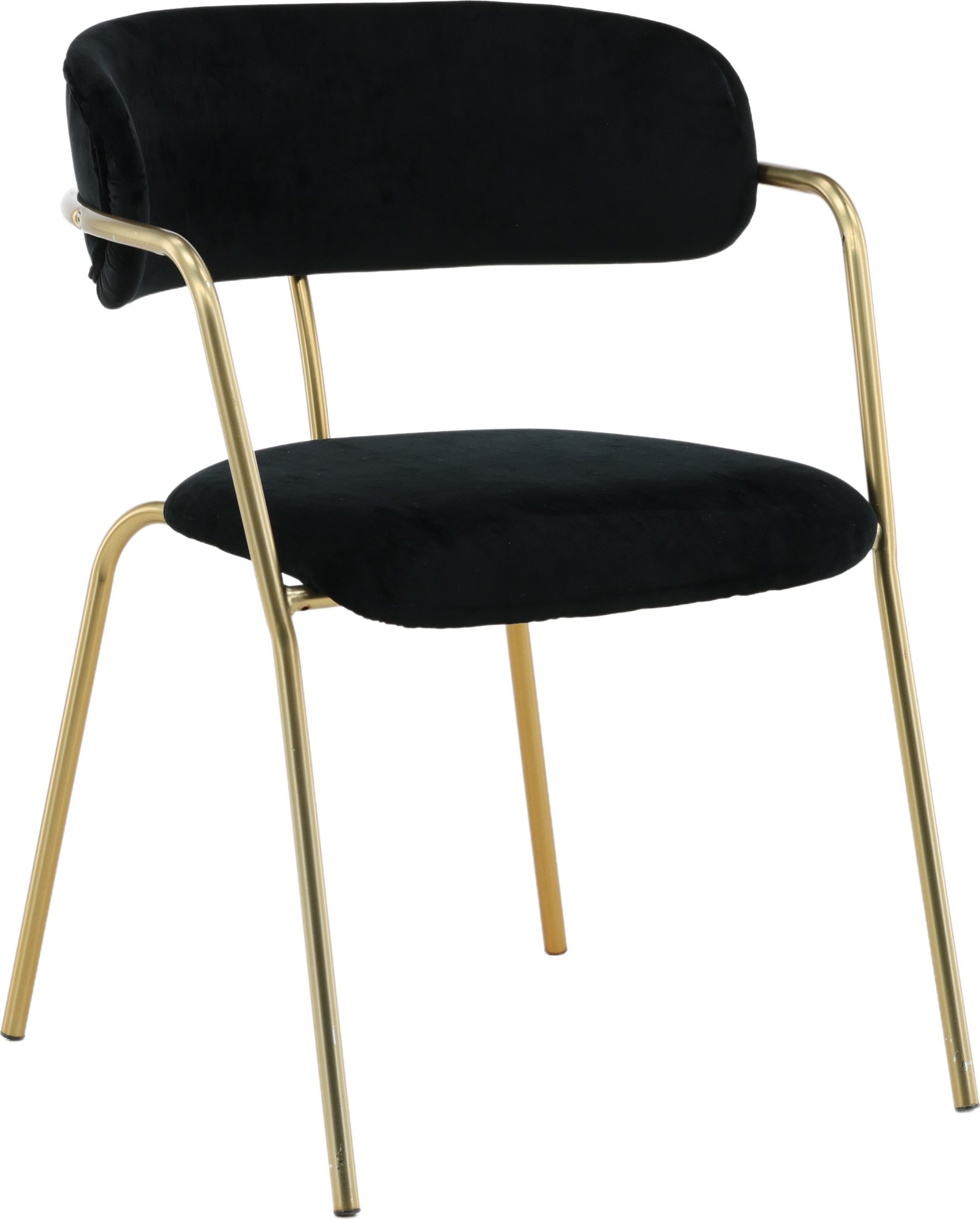 Tellrunkoinen tuoli - Musta/messinki Tellrunkoinen tuoli - Musta/messinki