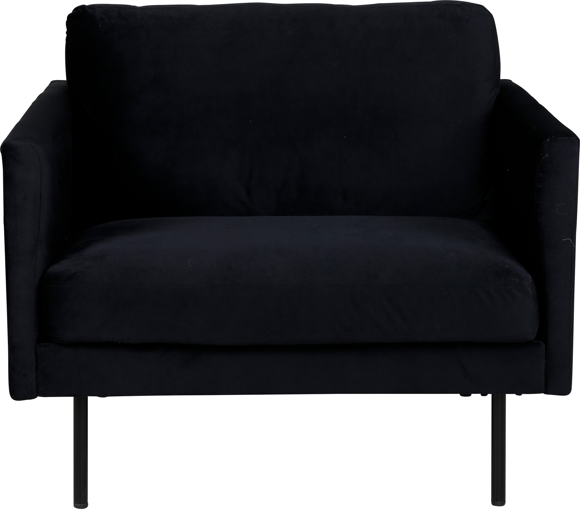 Eden nojatuoli - Musta sametti Eden nojatuoli - Musta sametti