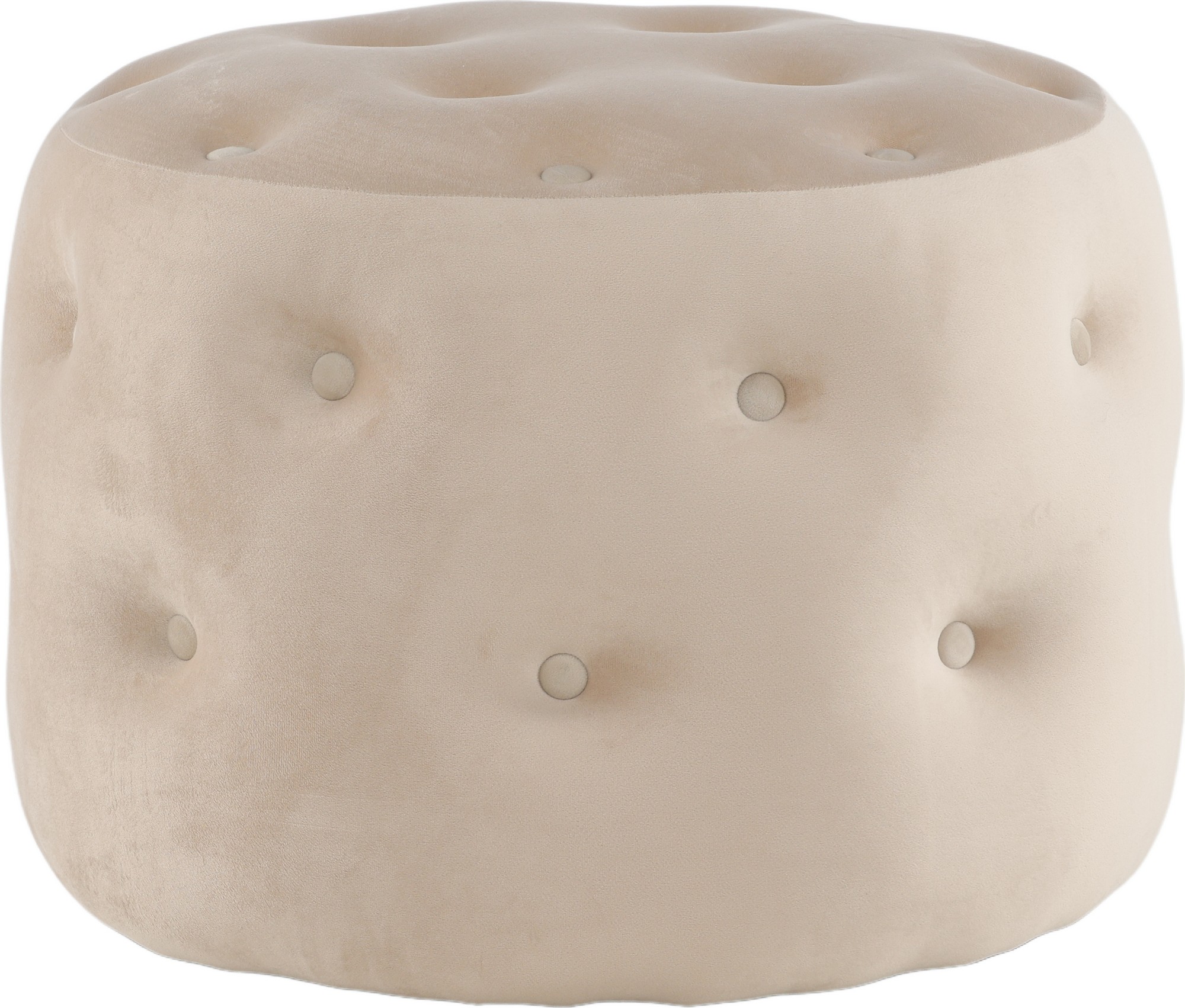 Respit pouf - beige sametti Respit pouf - beige sametti