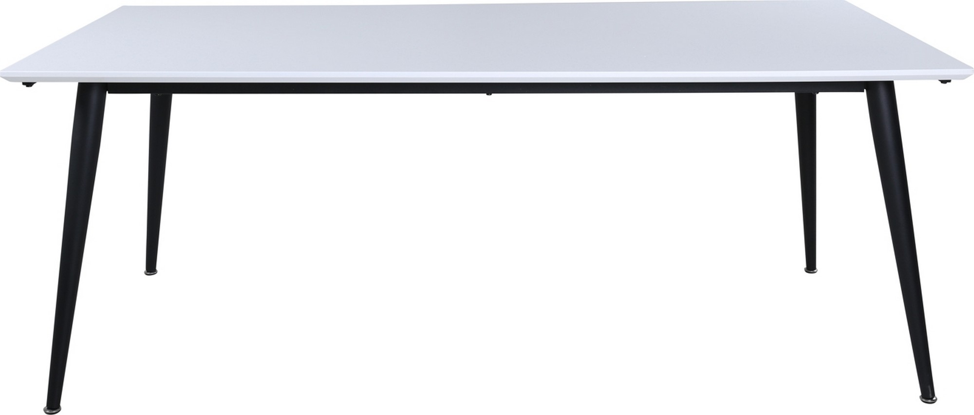 Hendry ruokapöytä 195-285 cm - Valkoinen/musta Hendry ruokapöytä 195-285 cm - Valkoinen/musta