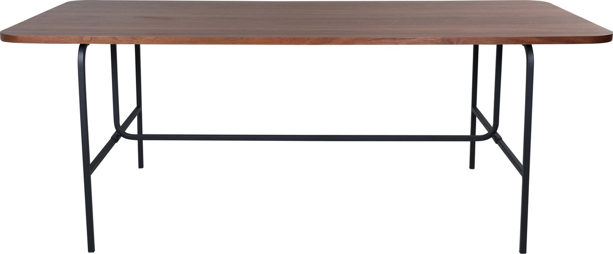 Kartioruokapöytä 200 cm - Musta/pähkinä Kartioruokapöytä 200 cm - Musta/pähkinä