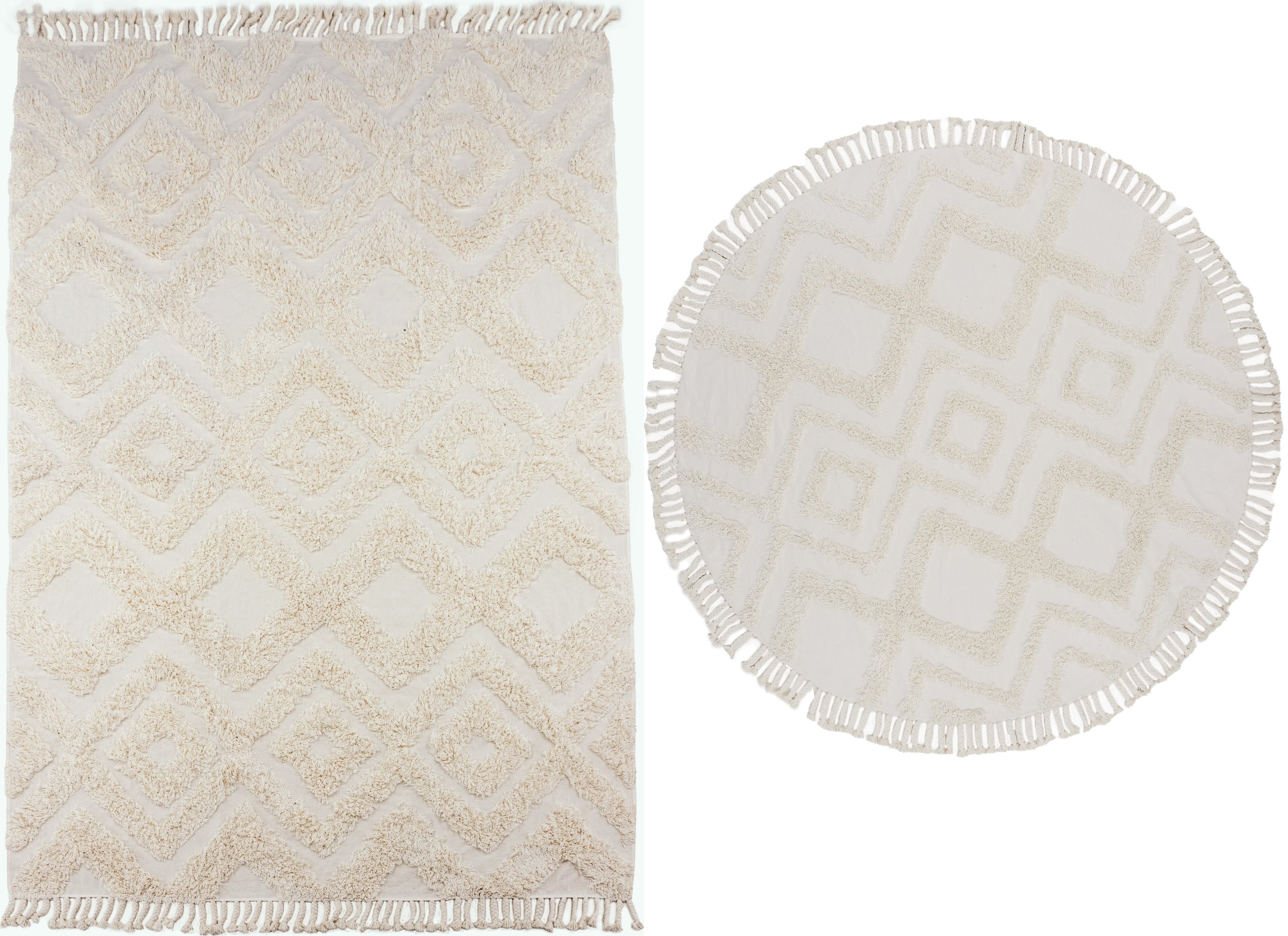 Kleva puuvillamatto - Valkoinen Kleva puuvillamatto - Valkoinen