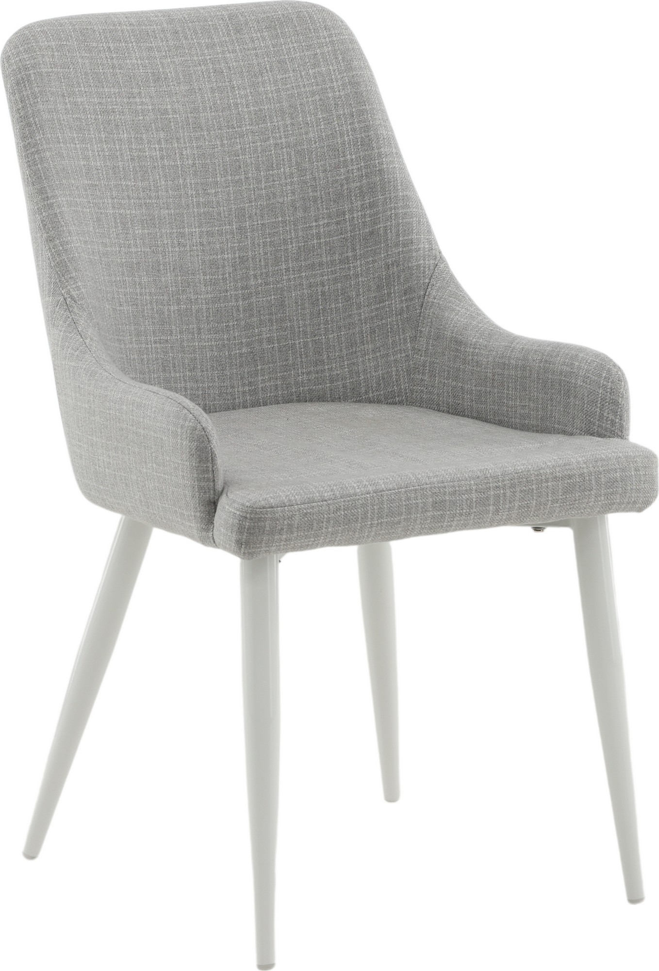 Paradis ruokatuoli - Vaaleanharmaa/valkoinen