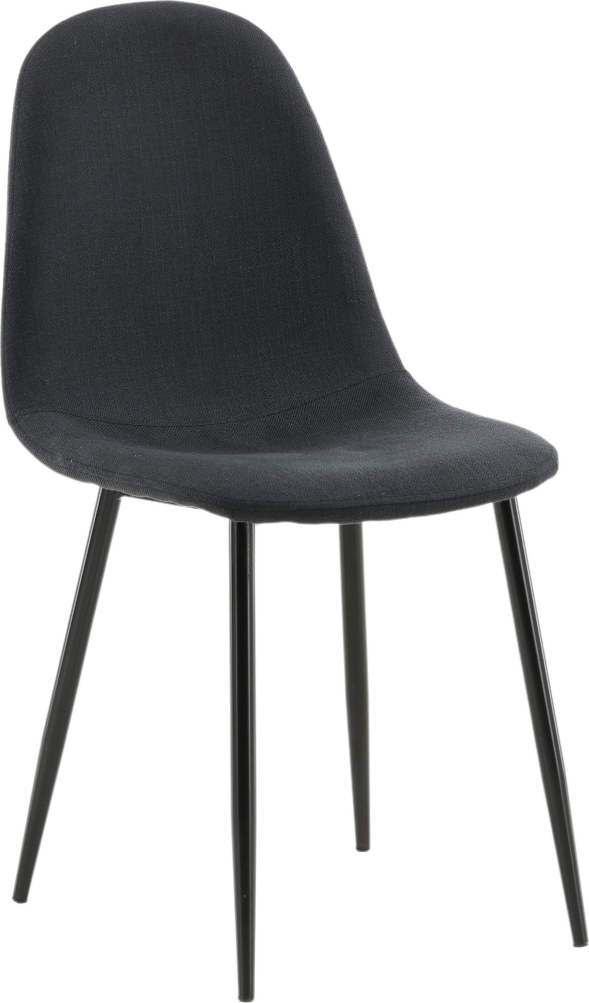 Bridge-ruokailutuoli - Musta kangas