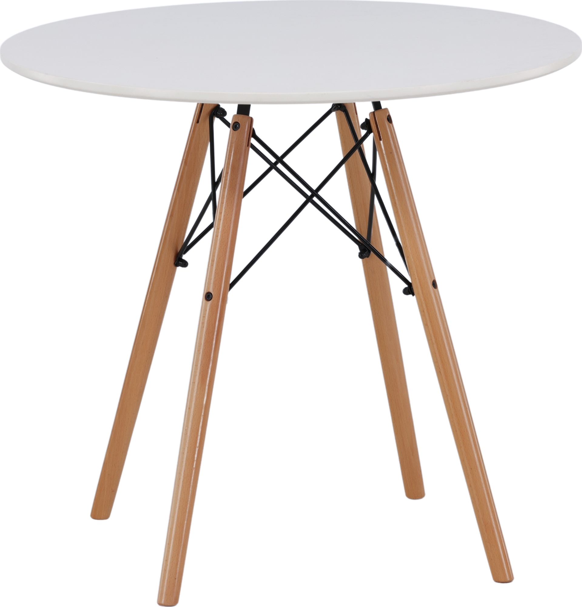 Danburi ruokapöytä Ø60 cm - Valkoinen Danburi ruokapöytä Ø60 cm - Valkoinen