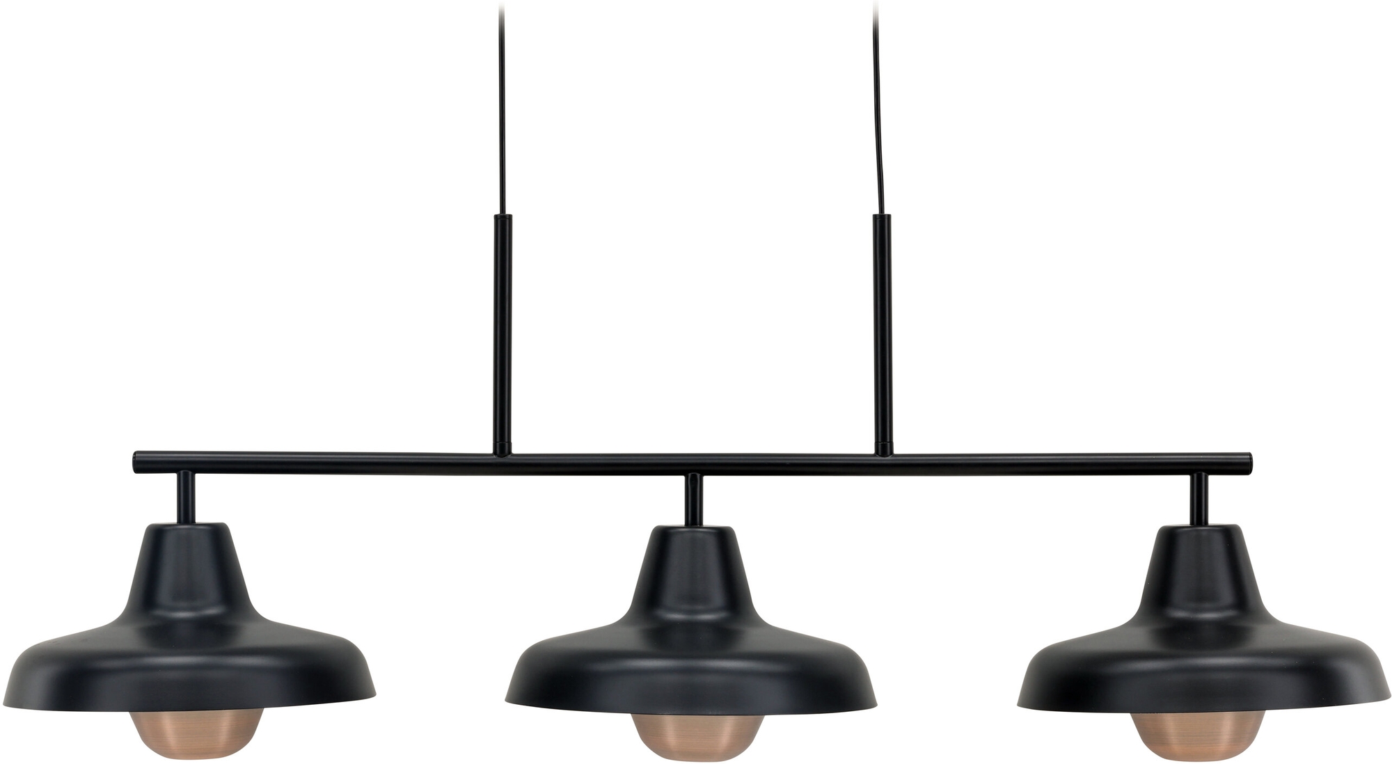 Stöten kattovalaisin - musta/kupari Stöten kattovalaisin - musta/kupari