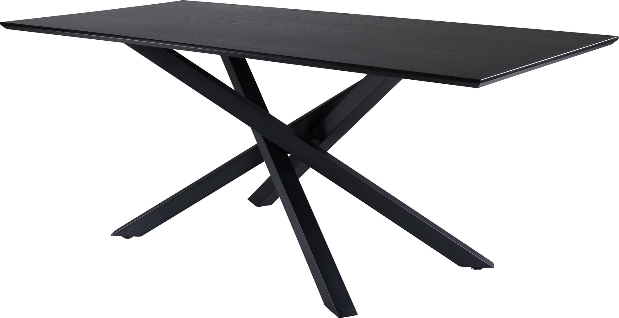 Piazza ruokapöytä 180 x 90 cm - Musta Piazza ruokapöytä 180 x 90 cm - Musta