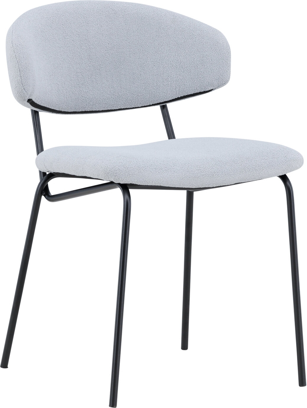 Chico ruokapöydän tuoli - Blue bouclé Chico ruokapöydän tuoli - Blue bouclé