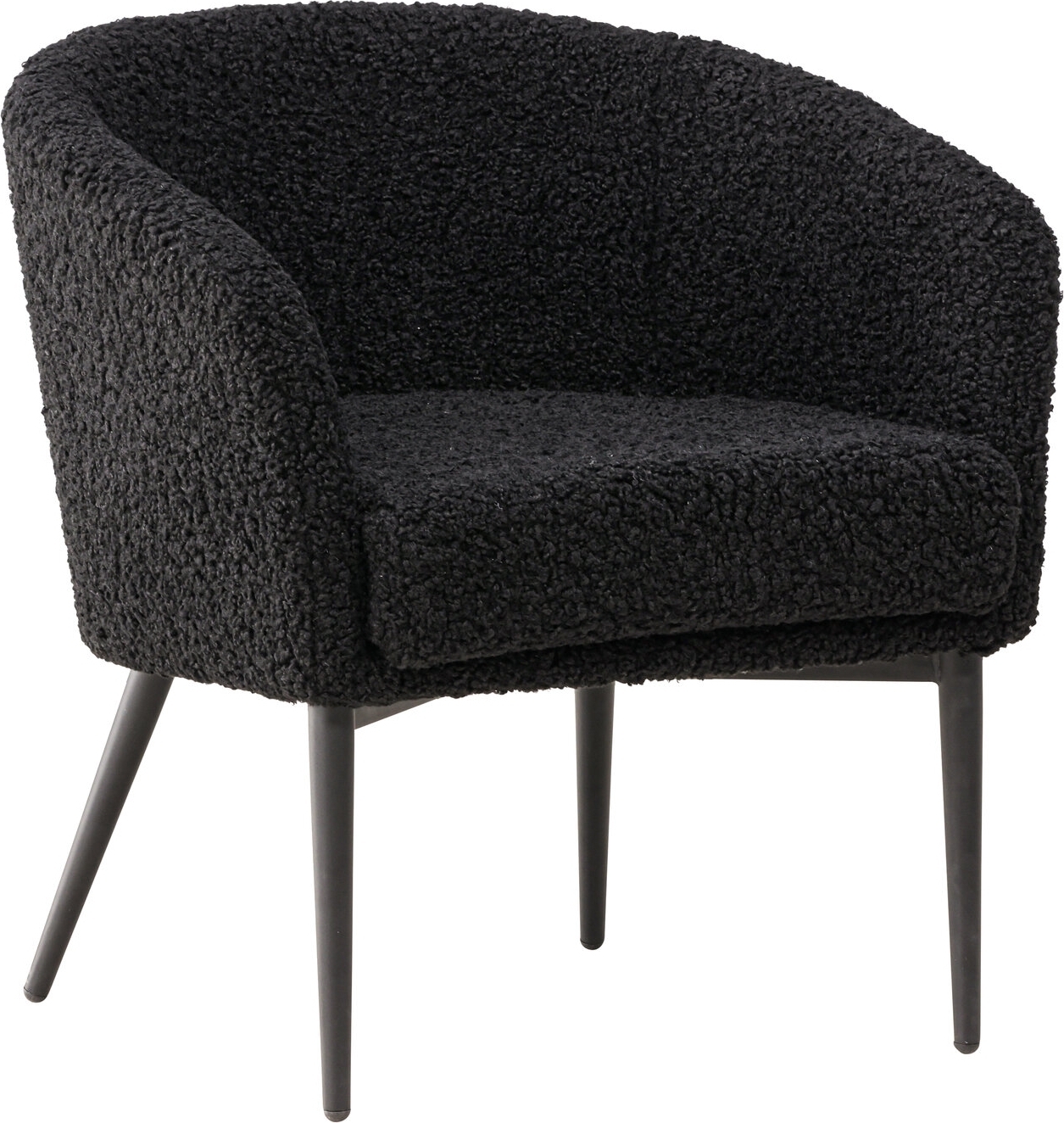 P�rr�inen nojatuoli - musta